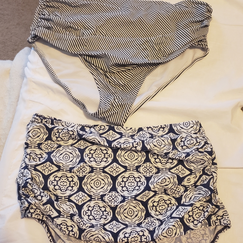 High Waisted Swim Bottoms